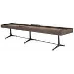 Shuffleboard Smoked Wood Game Table, HGDA717