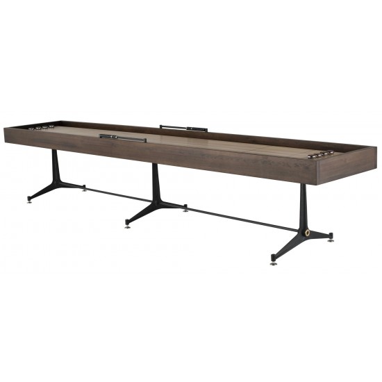 Shuffleboard Smoked Wood Game Table, HGDA717