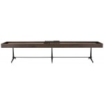 Shuffleboard Smoked Wood Game Table, HGDA717