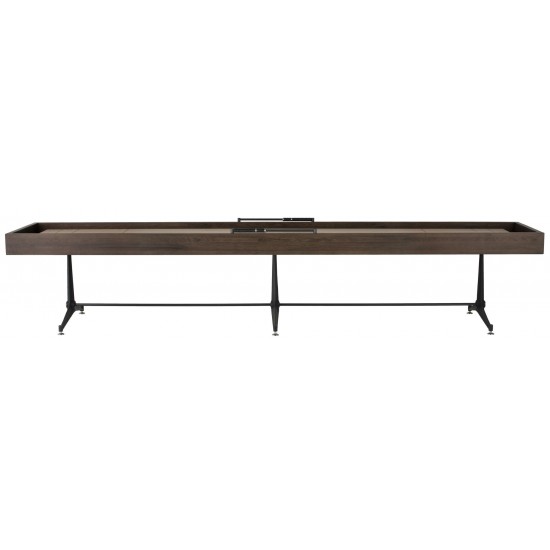 Shuffleboard Smoked Wood Game Table, HGDA717