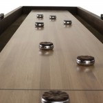 Shuffleboard Smoked Wood Game Table, HGDA717