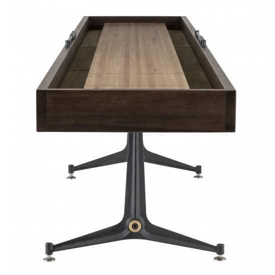 Shuffleboard Smoked Wood Game Table, HGDA717