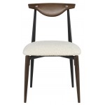 Vicuna Boucle Beige Fabric Dining Chair, HGDA721