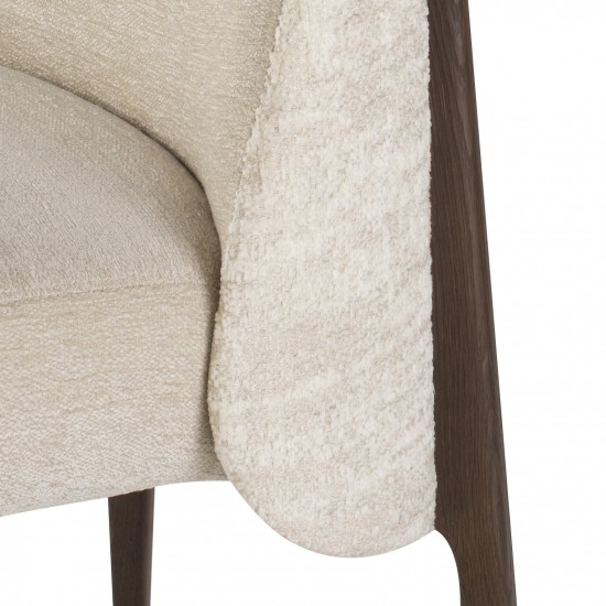 Ames Gema Pearl Fabric Dining Chair