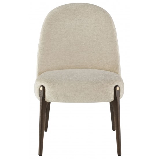 Ames Gema Pearl Fabric Dining Chair