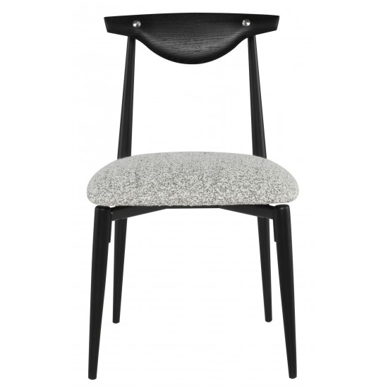 Vicuna Boucle Grey Fabric Dining Chair, HGDA732