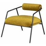 Cyrus Gold Fabric Occasional Chair