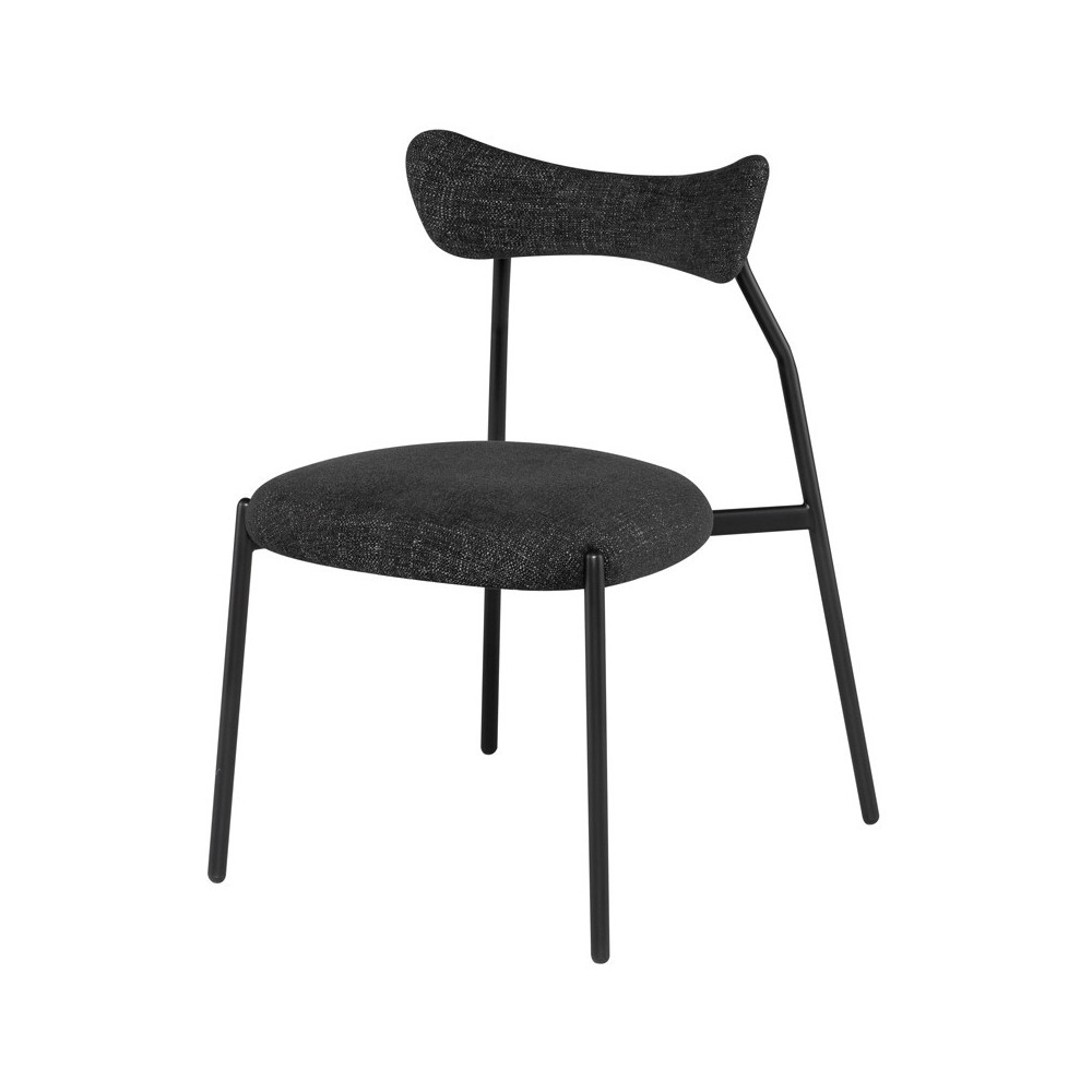 Dragonfly Tweed Shadow Fabric Dining Chair Dragonfly Tweed Shadow Fabric Dining Chair