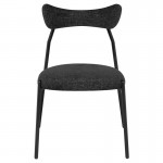 Dragonfly Tweed Shadow Fabric Dining Chair