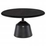 Exeter Black Wood Side Table, HGDA755