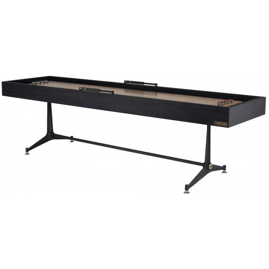 Shuffleboard Ebonized Wood Game Table, HGDA769