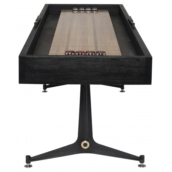 Shuffleboard Ebonized Wood Game Table, HGDA769