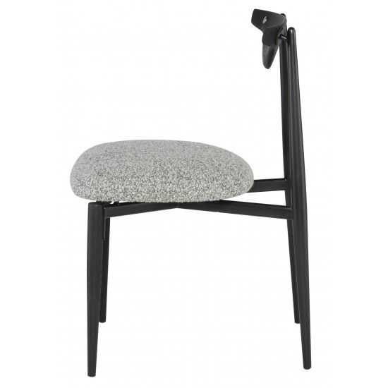 Vicuna Boucle Grey Fabric Dining Chair, HGDA772