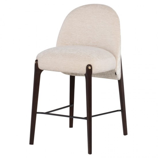 Ames Gema Pearl Fabric Counter Stool