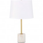 Elegant Decor Kira 1 Light Brass Table Lamp