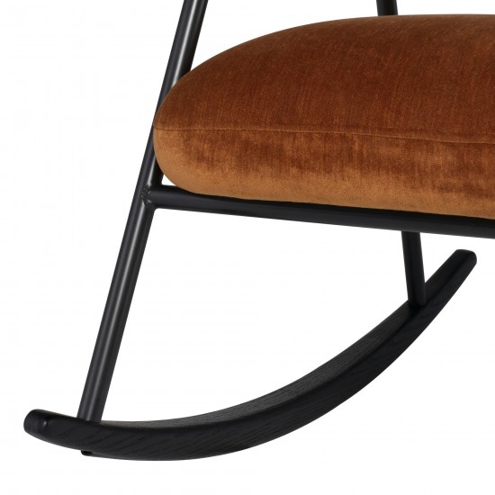 Cyrus Rust Fabric Occasional Chair, HGDA821
