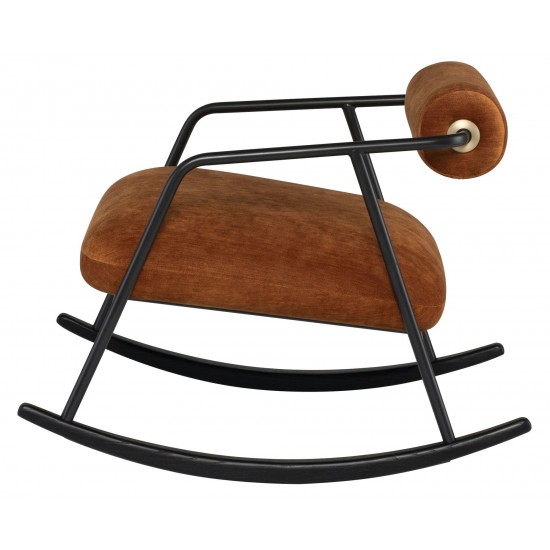 Cyrus Rust Fabric Occasional Chair, HGDA821