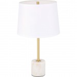 Elegant Decor Kira 1 Light Brass Table Lamp