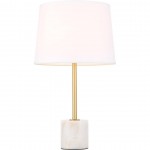 Elegant Decor Kira 1 Light Brass Table Lamp