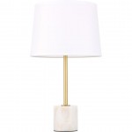 Elegant Decor Kira 1 Light Brass Table Lamp