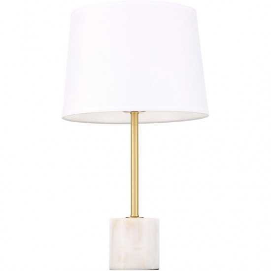 Elegant Decor Kira 1 Light Brass Table Lamp