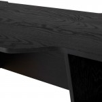 Drift Ebonized Wood Desk