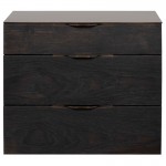 Drift Ebonized Wood Side Table