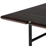 Stacking Table Smoked Wood Dining Table, HGDA837