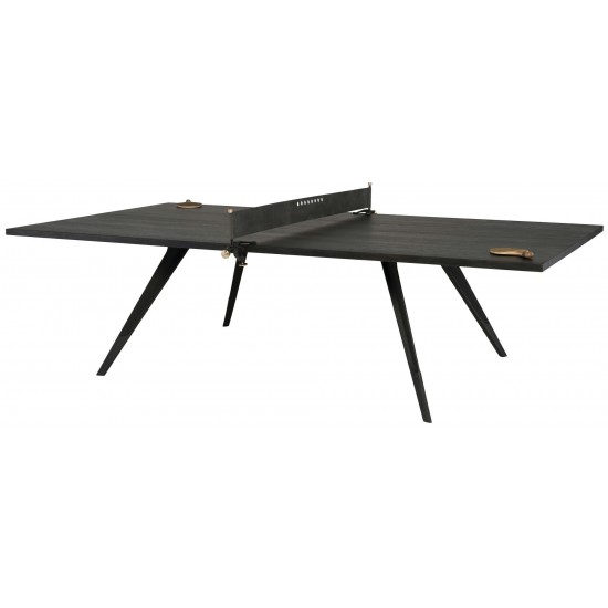 Ebonized Wood Ping Pong Game Table