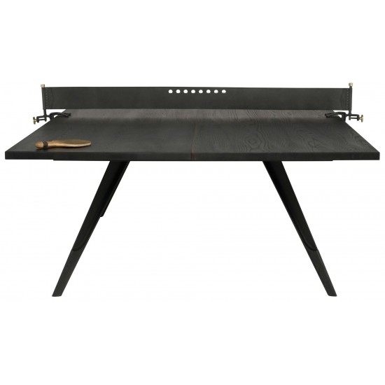 Ebonized Wood Ping Pong Game Table