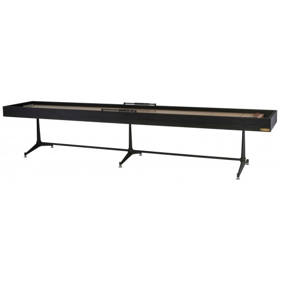 Shuffleboard Ebonized Wood Game Table, HGDA842