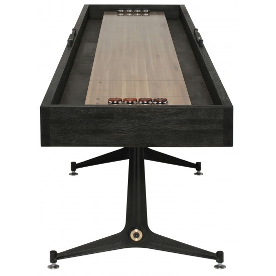 Shuffleboard Ebonized Wood Game Table, HGDA842