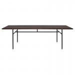 Stacking Table Smoked Wood Dining Table, HGDA849