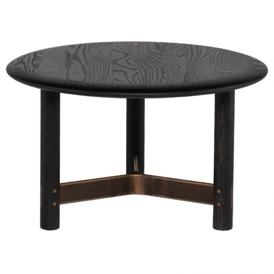 Stilt Ebonized Wood Coffee Table, HGDA851