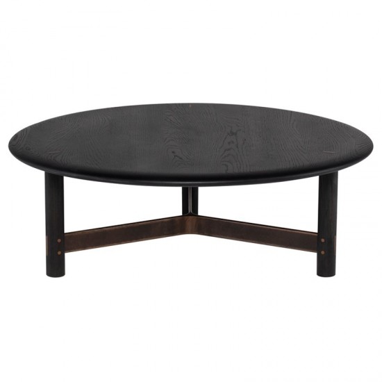 Stilt Ebonized Wood Coffee Table, HGDA853