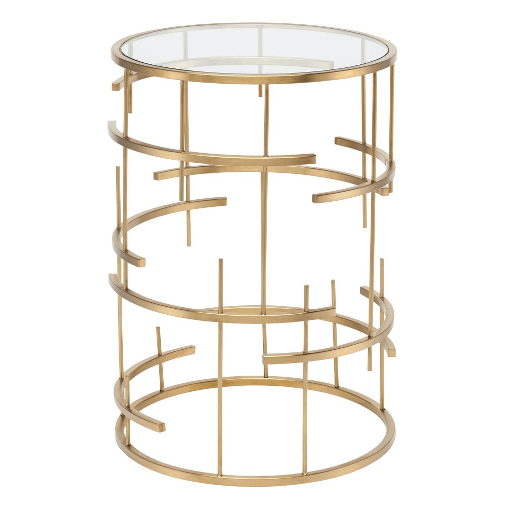 Tiffany Gold Metal Side Table Tiffany Gold Metal Side Table