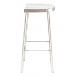 Icon Silver Metal Bar Stool