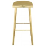 Icon Gold Metal Bar Stool