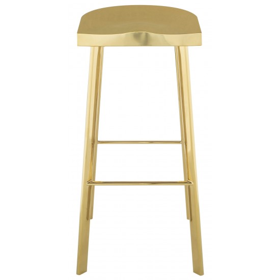 Icon Gold Metal Bar Stool