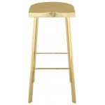 Icon Gold Metal Bar Stool