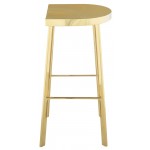 Icon Gold Metal Bar Stool