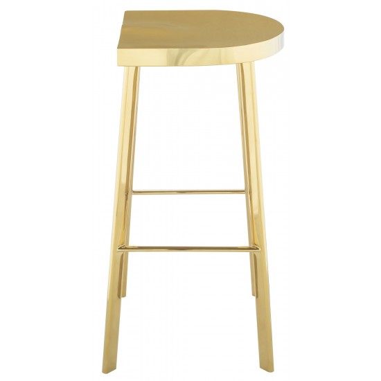 Icon Gold Metal Bar Stool