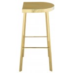 Icon Gold Metal Bar Stool