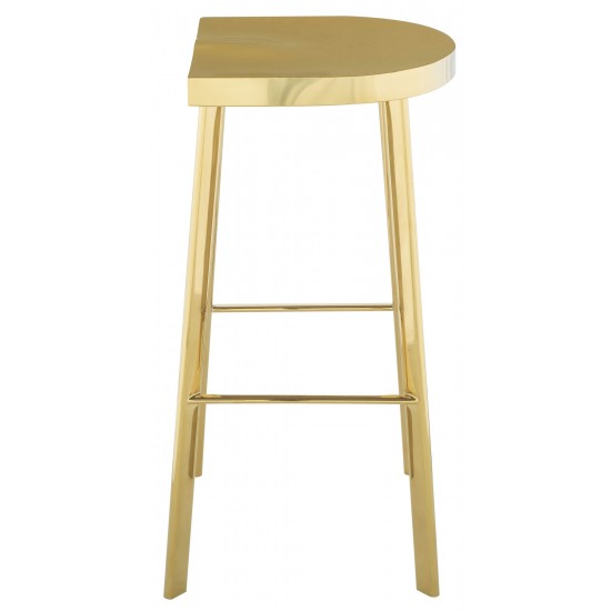 Icon Gold Metal Bar Stool