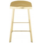 Icon Gold Metal Counter Stool