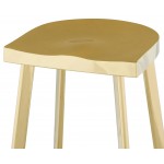 Icon Gold Metal Counter Stool