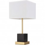 Elegant Decor Lana 1 Light Brass Table Lmap