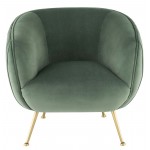 Sofia Moss Fabric Occasional Chair, HGDH110