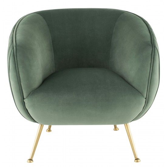 Sofia Moss Fabric Occasional Chair, HGDH110