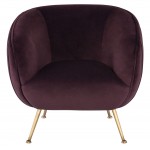 Sofia Mulberry Fabric Occasional Chair, HGDH111